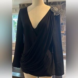 NWT Mackage collection silk blend blouse